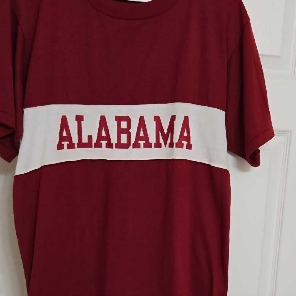 Crimson Alabama Short Sleeve Tee Size Large